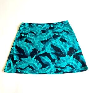 New Patagonia Green Black Polyester Short Sport  Skirt size XL